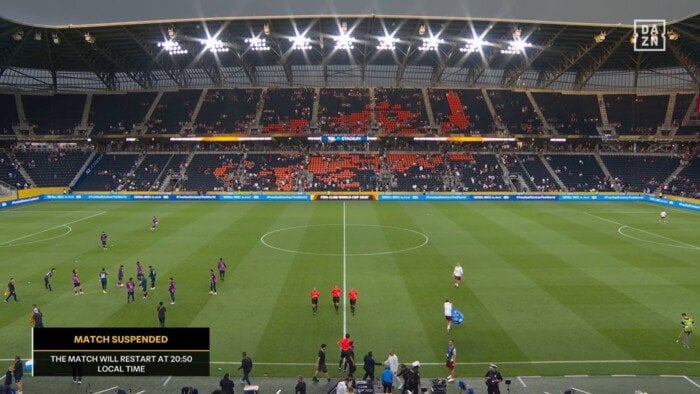استئناف مباراة باتشوكا وسالزبورج بعد توقف ممتد في كأس العالم للأندية