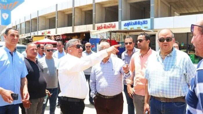 استمرارية الجهود لإزالة التعديات وتحسين الشوارع في السادات