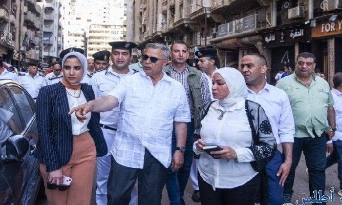 الإسكندرية: حملة لضبط المنشآت غير المرخصة وتعزيز الانضباط في شارع أطلس