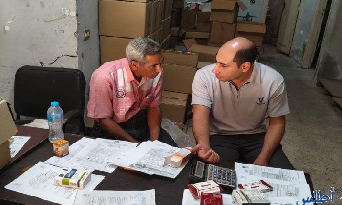تحريات تكشف عن مخزن سرّي للأدوية المجهولة في طنطا