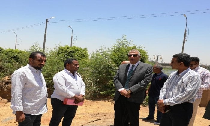 جولة محافظ أسوان في تطوير حديقة الأندلس الجديدة بإدفو