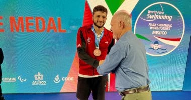 زياد طارق يحقق الميدالية البرونزية في بطولة المكسيك الدولية للسباحة البارالمبية