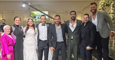 عمر هشام نجم الزمالك يحتفل بزفافه وسط كوكبة من نجوم الرياضة