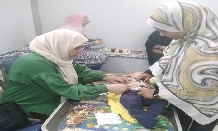 قافلة شاملة من جامعة السادات لخدمة قرية جروان بالمنوفية