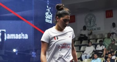 ملك خفاجى تنقض على لقب سانتياجو بعد هزيمة بطلة فرنسا في الإسكووش