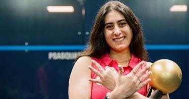 نور الشربينى تواصل التألق وتبلغ نصف نهائي بطولة بريطانيا المفتوحة للاسكواش